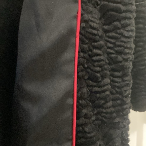 Vintage 60’s Style Heavy Botton Down Black Textured Coat - Picture 7 of 10